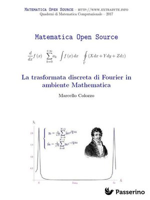 cover image of La trasformata discreta di Fourier in ambiente Mathematica